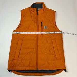 Carhartt Men’s Rain Defender Vest Size S Orange NWOT